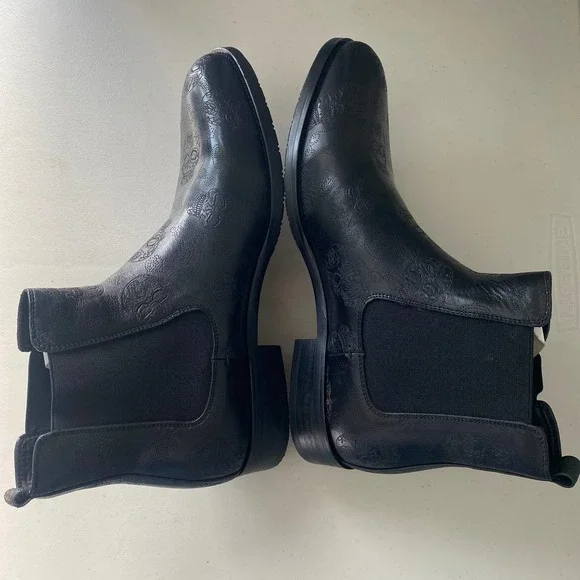 NEW in Box Robert Graham Big Bang Skull Embossed Chelsea Boot Black Mens Sz 11 - Picture 9 of 13